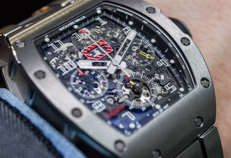 理查德米勒RM 011 Felipe Massa腕表搭配全新鈦金屬表鏈-復刻表