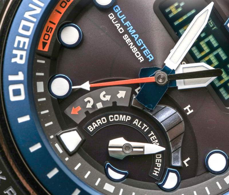 卡西歐G-Shock Master Of G Gulfmaster GWNQ1000-1A手表評論-復刻表