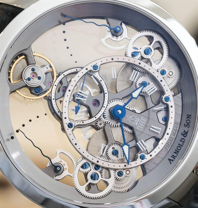 Arnold & Son Time Pyramid精鋼腕表動手實踐-復刻表