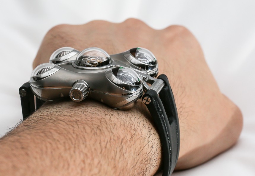 MB&F HM6太空海盜腕表上手亮相-復(fù)刻表