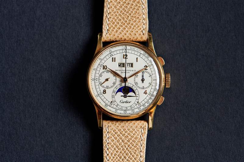 卡地亞百達翡麗1518萬年歷