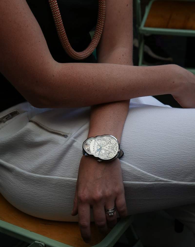 Fiona Krüger骷髏手表動(dòng)手實(shí)踐-復(fù)刻表