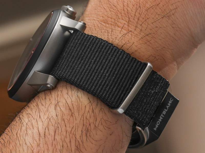 萬寶龍e-Strap智能表帶,適用于Timewalker手表動手操作-復(fù)刻表