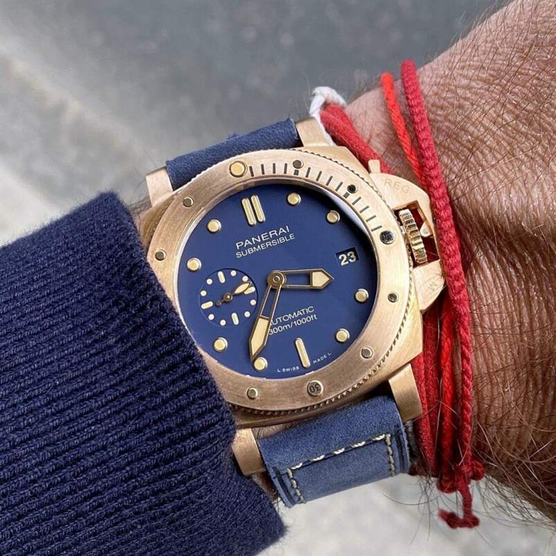 Panerai Submersible Bronzo Blu Abisso PAM1074 價錢介紹 熱門銅表入手推介|與別不「銅」的復古味道-復刻表