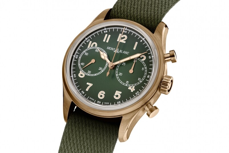Montblanc 1858 Chronograph Automatic Chronograph Limited Edition 價錢介紹 熱門銅表入手推介|與別不「銅」的復古味道-復刻表