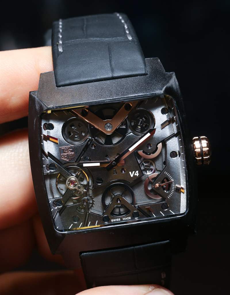 泰格豪雅Monaco V4碳纖維腕表上手體驗-復刻表