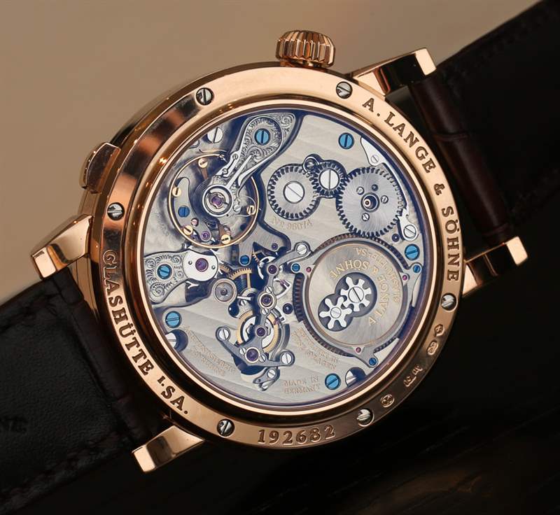 朗格Zeitwerk引人注目的玫瑰金腕表上手-復刻表