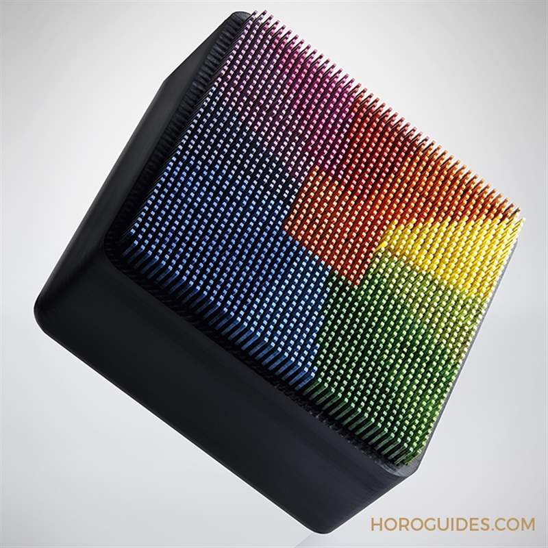 HUBLOT - 為碳纖維表殼編織出彩虹色調(diào)：HUBLOT MP-09雙軸陀飛輪5天動力儲存腕表