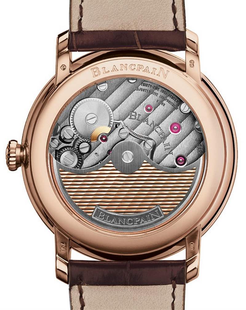 寶珀Villeret 2014腕表帶琺瑯表盤和8天動力-復刻表