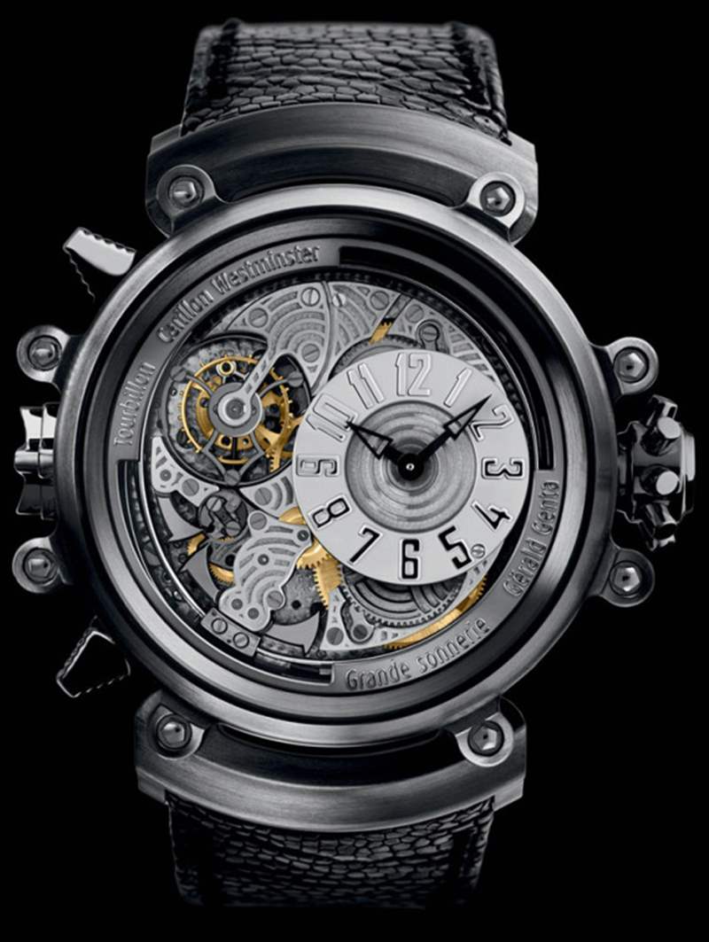 GG Arena Metasonic watch 杰拉爾德·根塔Gerald Genta競技場元音速自鳴手表-復刻表