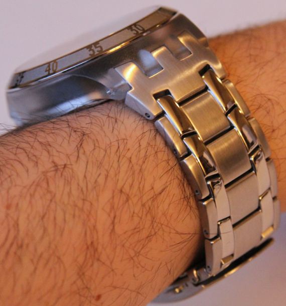 斯沃琪自動計時銀8級腕表