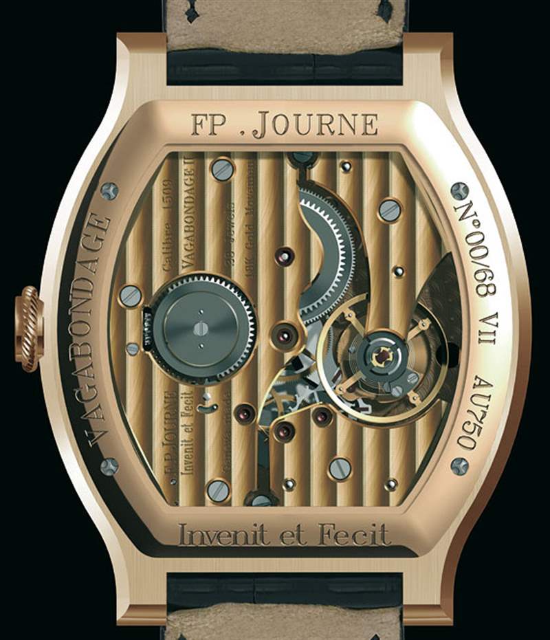 FP Journe Vagabondage II watch back F.P. Journe Vagabondage II腕表-復(fù)刻表