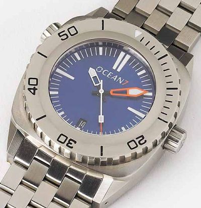 Ocean7 LM-3 blue watch on eBay 小眾新潛水手表品牌Ocean7 LM-3藍色手表-復刻表
