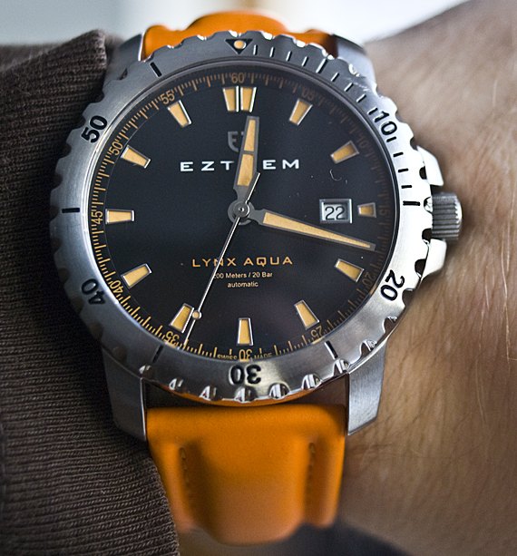 Ezteem wristshot 埃茲蒂姆Ezteem山貓潛水手表-復刻表