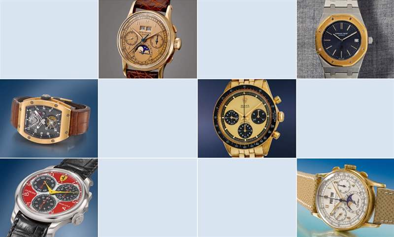 年度最強! 2022國際拍賣成交價TOP 20名表拍品：Part 1( TOP 11~20 )