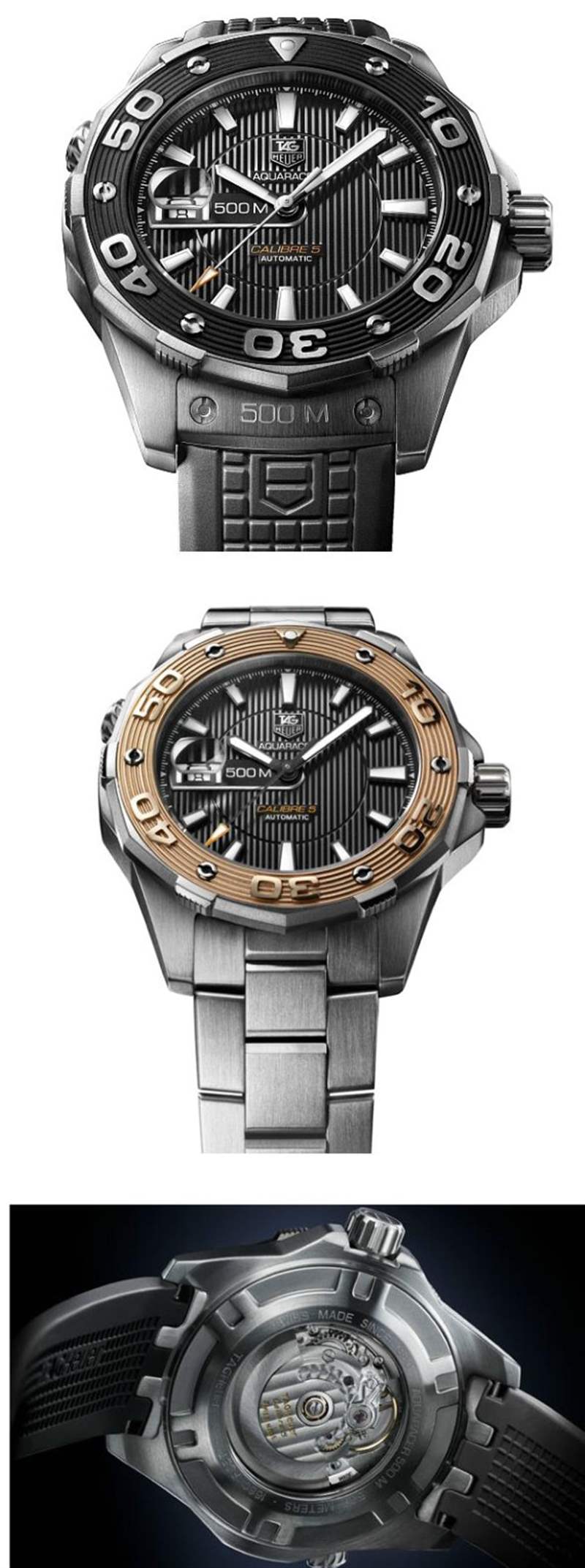 泰格豪雅Aquaracer 500M機芯5潛水腕表 泰格豪雅Aquaracer 500M機芯5潛水腕表-復刻表