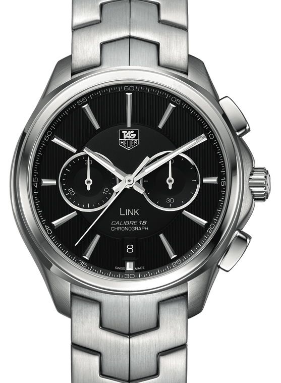泰格豪雅Link Calibre 18腕表:中型計時碼表-復刻表