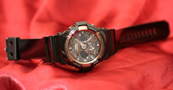 卡西歐 G-Shock GA200RG watch-7 卡西歐G-Shock GA200RG手表評測-復刻表