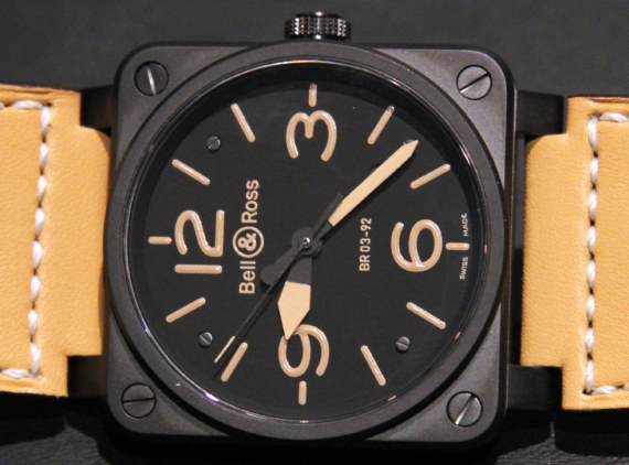 Bell & Ross Vintage BR03-92 柏萊士Vintage BR 123 & 126精鋼表殼圓形腕表-復(fù)刻表