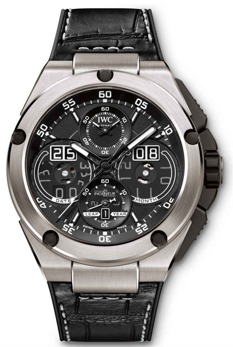 萬國表工程師萬年歷數字日期月份腕表上手操作-復刻表