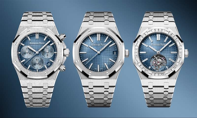 愛彼Royal Oak皇家橡樹41mm 三款煙熏漸層藍面特別版