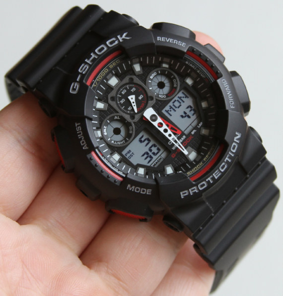 Casio G-Shock GA100 1 卡西歐G沖擊X大組合GA100手表-復刻表