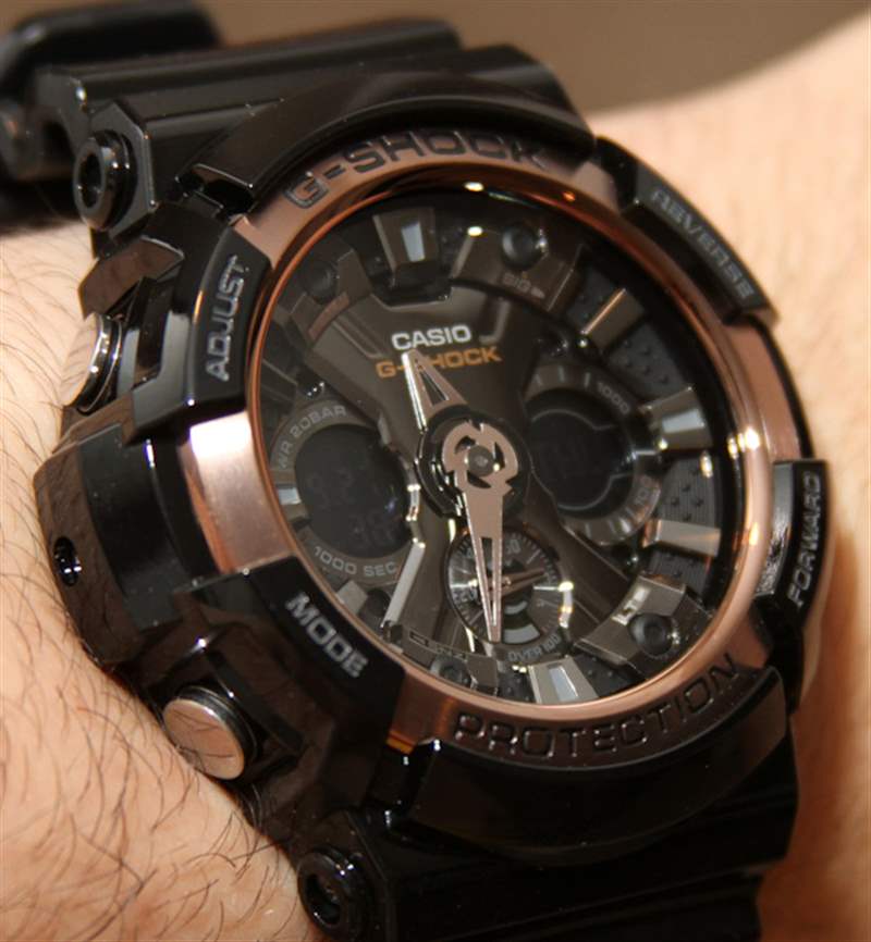 卡西歐 G-Shock GA200RG watch-5 卡西歐G-Shock GA200RG手表評測-復刻表