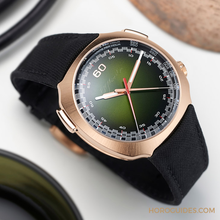 H. MOSER & CIE - H. Moser & Cie. Streamliner亨利幕時極速者首見橡膠表帶款！