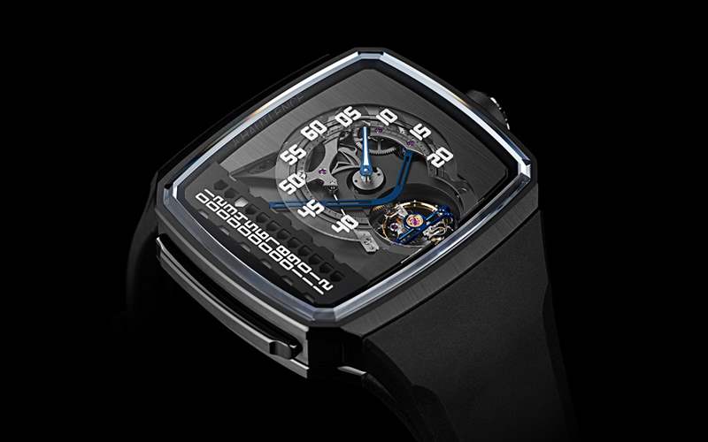 Hautlence推出Linear Series 2線性跳時(shí)飛行陀飛輪腕表-復(fù)刻表