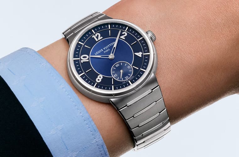 路易威登全新風格Tambour不銹鋼高級小三針產品定位全面升級-復刻表