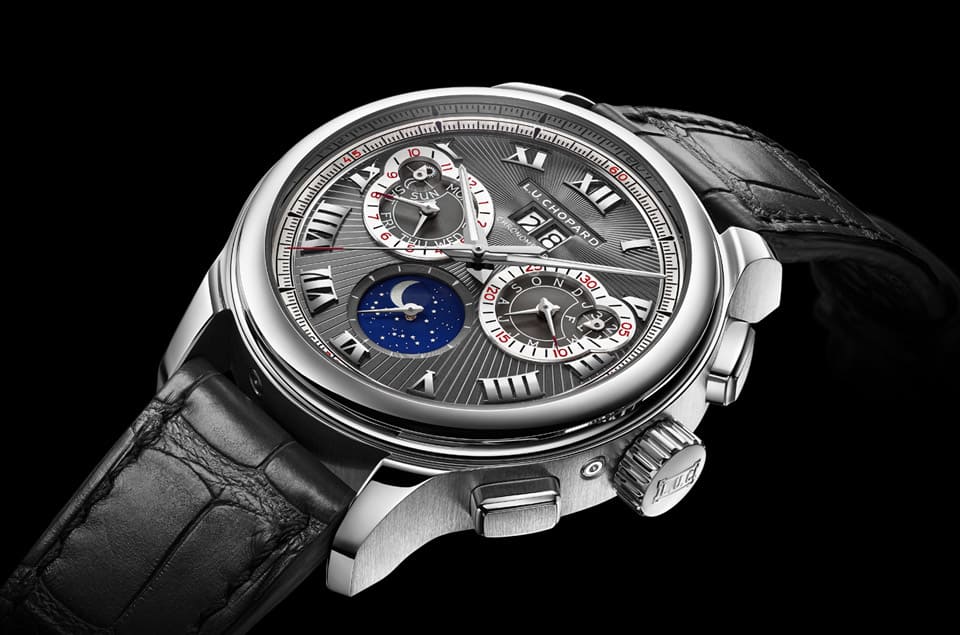 「罕見雙認(rèn)證高工藝規(guī)格」蕭邦L.U.C萬年歷計(jì)時(shí)碼表-復(fù)刻表