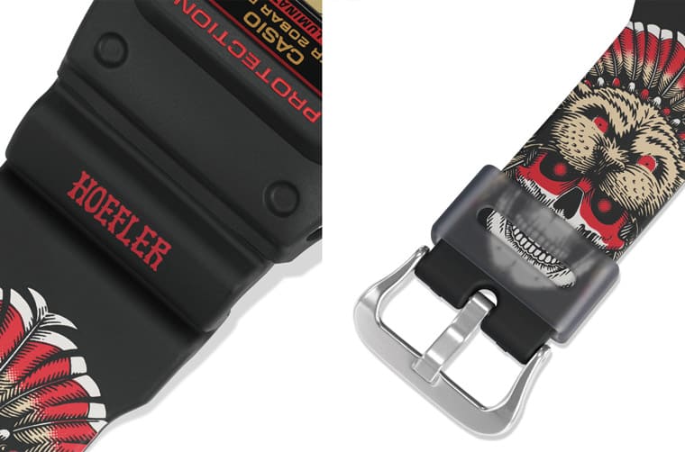 G-SHOCK與滑板冠軍選手、品牌三方聯名DW-5600方表散發濃濃街頭藝術風格-復刻表