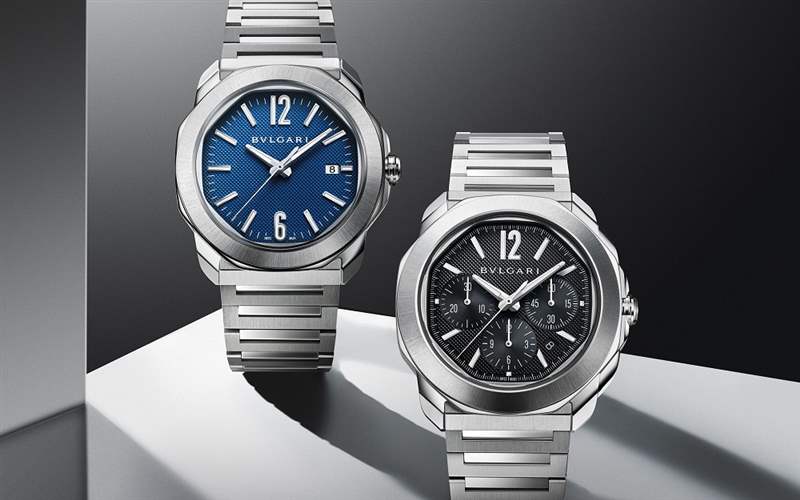 寶格麗推出全新Octo Roma系列腕表:巴黎釘紋表盤、中央飛行陀飛輪、虎眼石鑲嵌機芯-復刻表