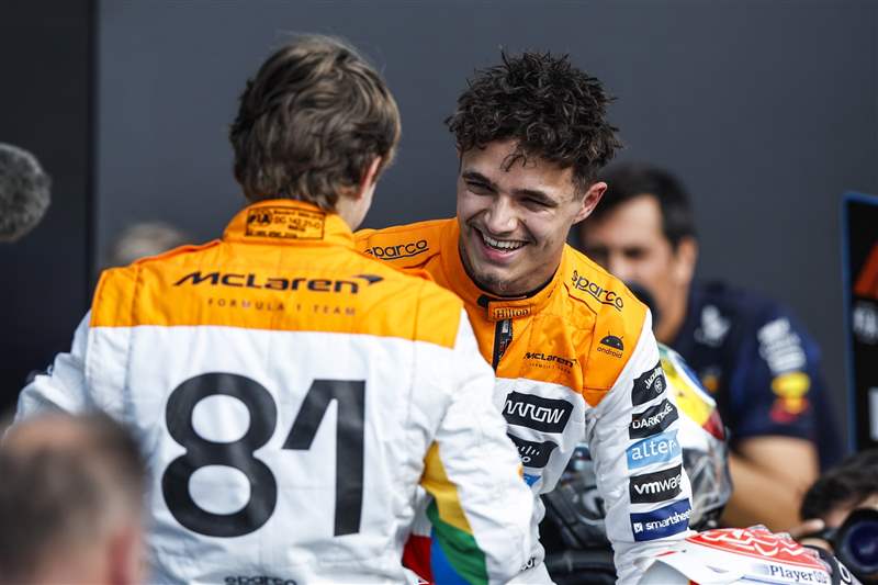 年輕有為,RICHARD MILLE理查米爾合作伙伴McLaren F1車隊接連上演亮眼表現(xiàn)-復(fù)刻表