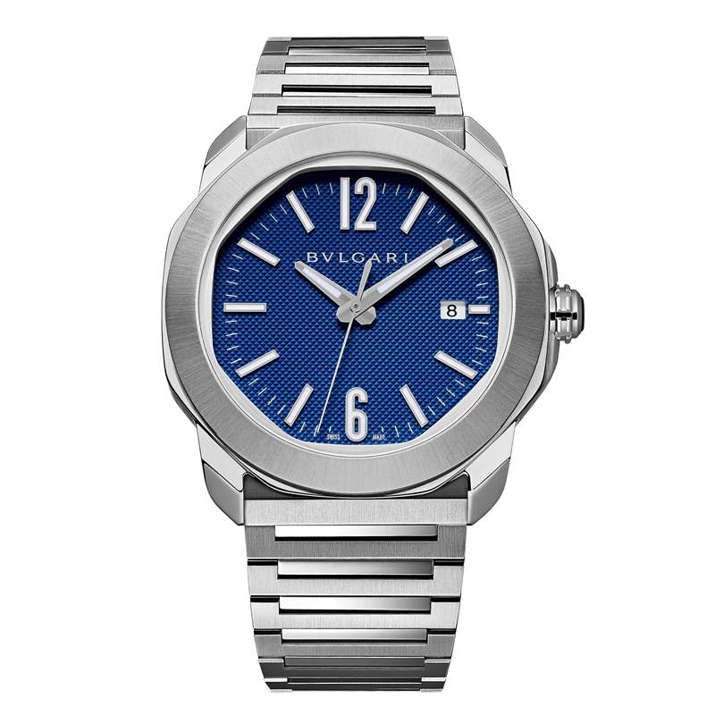 寶格麗推出全新Octo Roma系列腕表:巴黎釘紋表盤、中央飛行陀飛輪、虎眼石鑲嵌機芯-復刻表