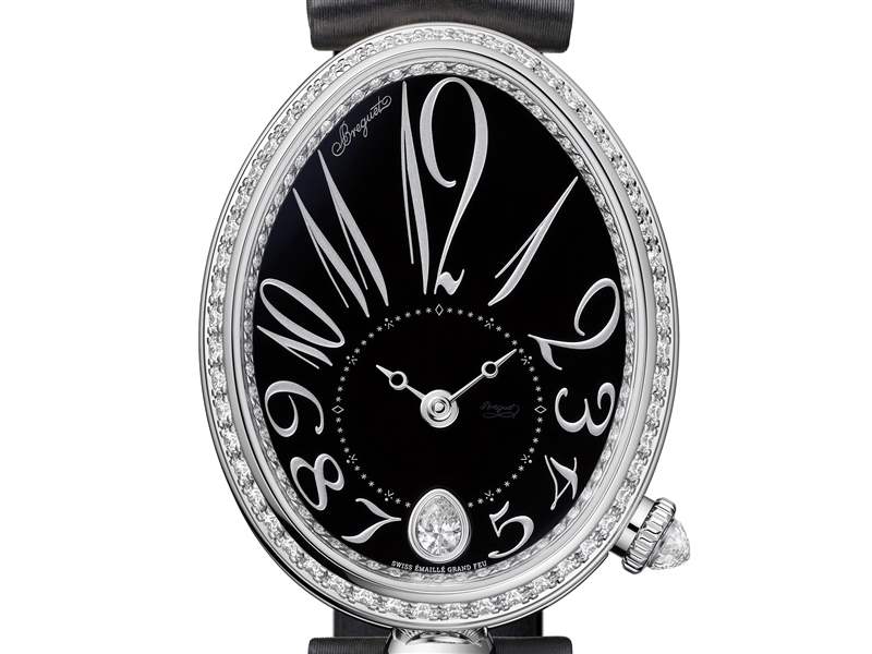 寶璣推出Reine De Naples 8918腕表新作:黑色大明火琺瑯表盤 寶璣推出Reine De Naples 8918腕表新作:黑色大明火琺瑯表盤-復刻表