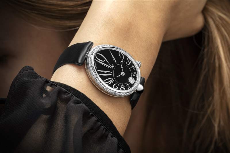 寶璣推出Reine De Naples 8918腕表新作:黑色大明火琺瑯表盤 寶璣推出Reine De Naples 8918腕表新作:黑色大明火琺瑯表盤-復刻表