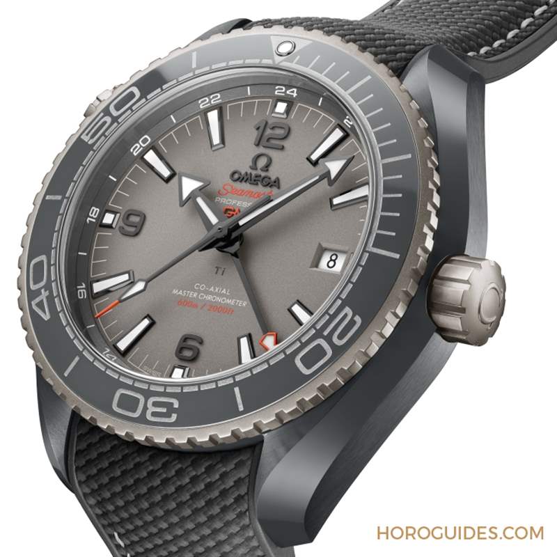 OMEGA - 輕量化材質打造由內到外的輕盈感｜OMEGA Seamaster Planet Ocean Dark Grey