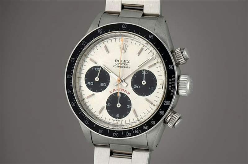 勞力士Daytona 6263 「Big Red」。 (Source:Sotheby's) Rolex Daytona 6263大紅字平替方案3款OMEGA絕版手表10萬內入手-復刻表