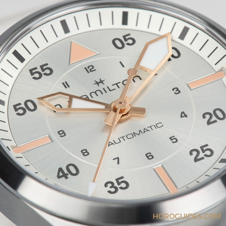 HAMILTON - 設(shè)計(jì)微調(diào)、新增尺寸，HAMILTON Khaki Aviation Pilot系列七款新作再現(xiàn)軍風(fēng)
