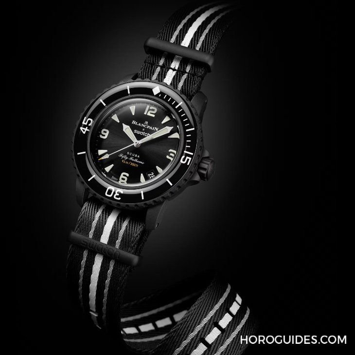 太驚喜!更貼近五十噚腕表神韻的黑色調Blancpain × Swatch聯(lián)名表款「Ocean of Storm」現身-復刻表