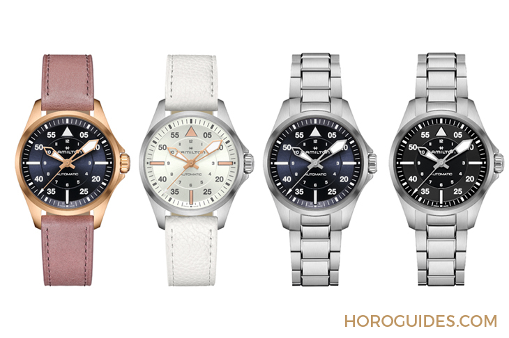HAMILTON - 設(shè)計(jì)微調(diào)、新增尺寸，HAMILTON Khaki Aviation Pilot系列七款新作再現(xiàn)軍風(fēng)