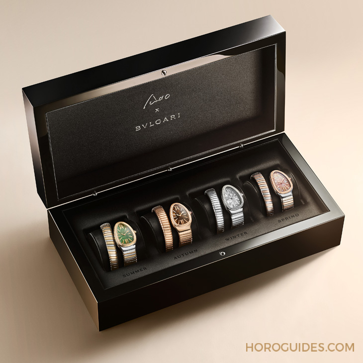 BVLGARI - 安藤忠雄為Serpenti出手了、全球最薄陀飛輪機芯黑化上陣｜BVLGARI W&W 2024速覽