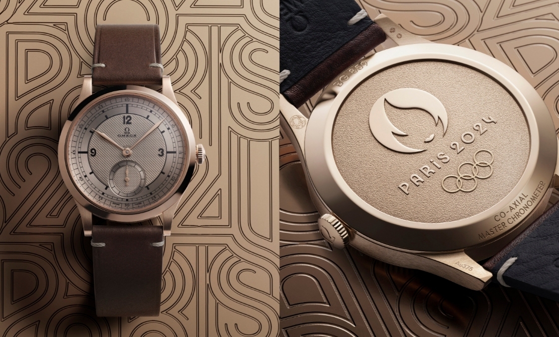 青銅金再現CK 859復古設計,向奧運獎牌致敬! OMEGA加推巴黎2024年奧運會青銅金腕表-復刻表