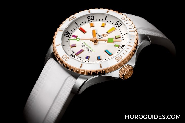 BREITLING - 彩虹時(shí)標(biāo)面、46mm千米深潛新表同步現(xiàn)身|BREITLING Superocean系列新表