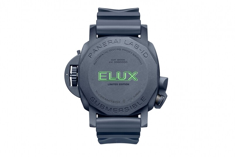 夜光功能新高度!Panerai全新Submersible Elux LAB-ID腕錶 以純機械一鍵開關發光系統 夜光功能新高度! Panerai全新Submersible Elux LAB-ID腕表 以純機械一鍵開關發光系統-復刻表