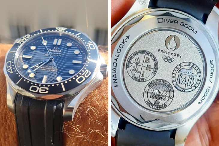 OMEGA - SEAMASTER - 210.30.42.20.03.002 - 007手腕再次提前曝光新作？ 巴黎奧運會謎樣的OMEGA Seamaster黑面無日期款