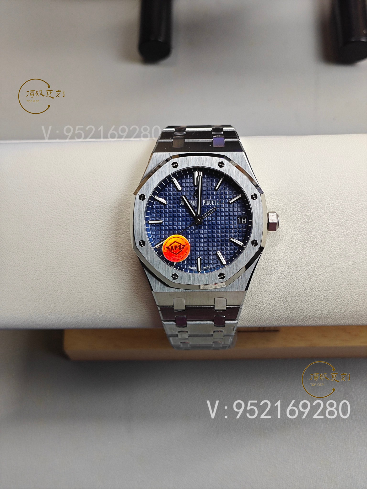 深入解析APS愛彼復刻表15500藍面版:4302一體機芯與原裝同步功能-復刻表